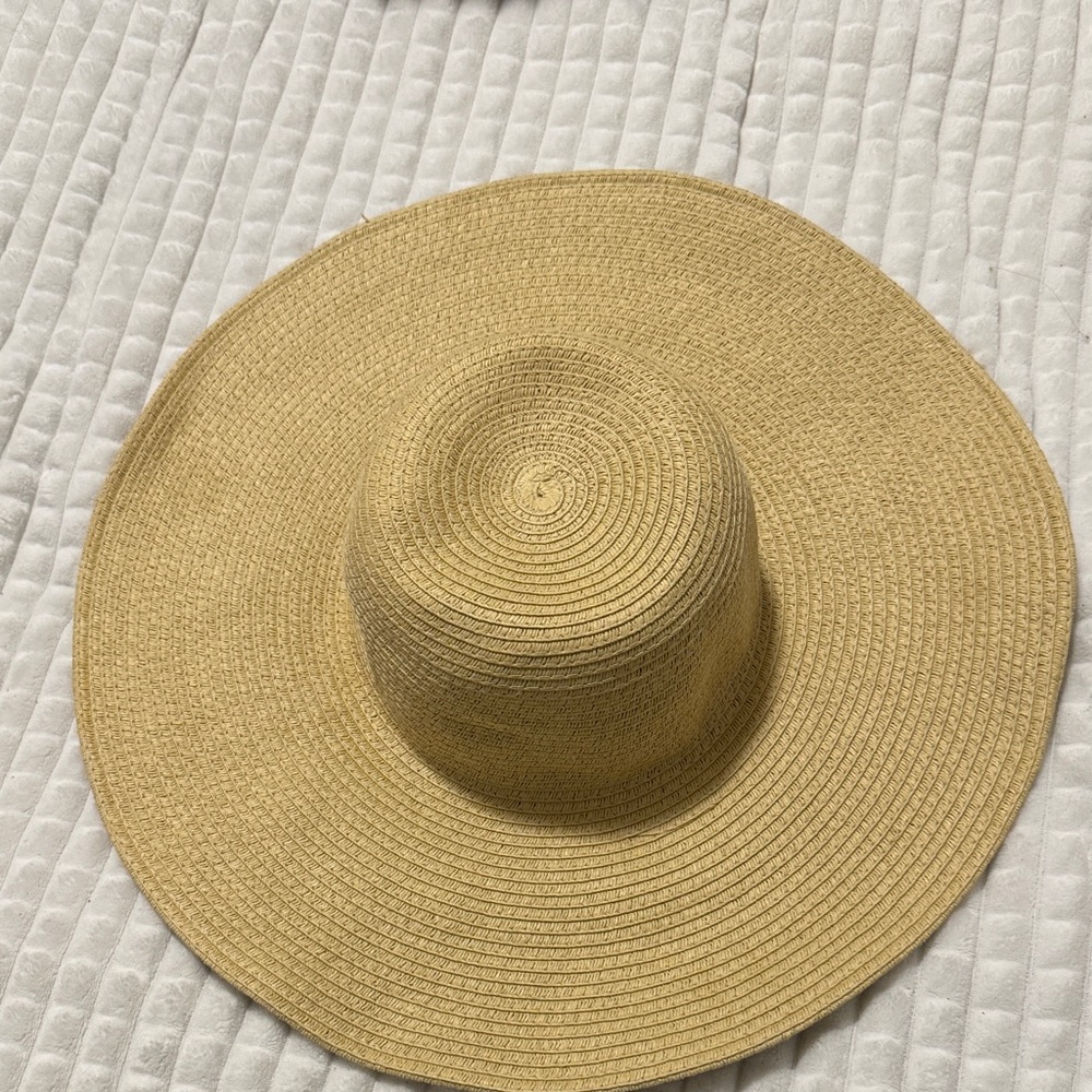 JCrewTan Wide-Brimmed Hat